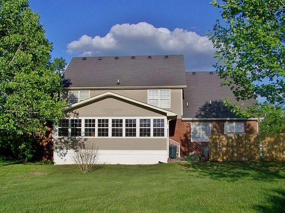 Back of house, sunroom