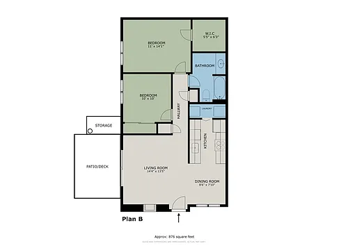 Floor plan Plan B