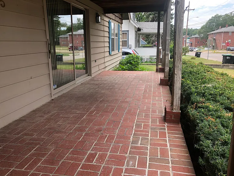 Covered front porch