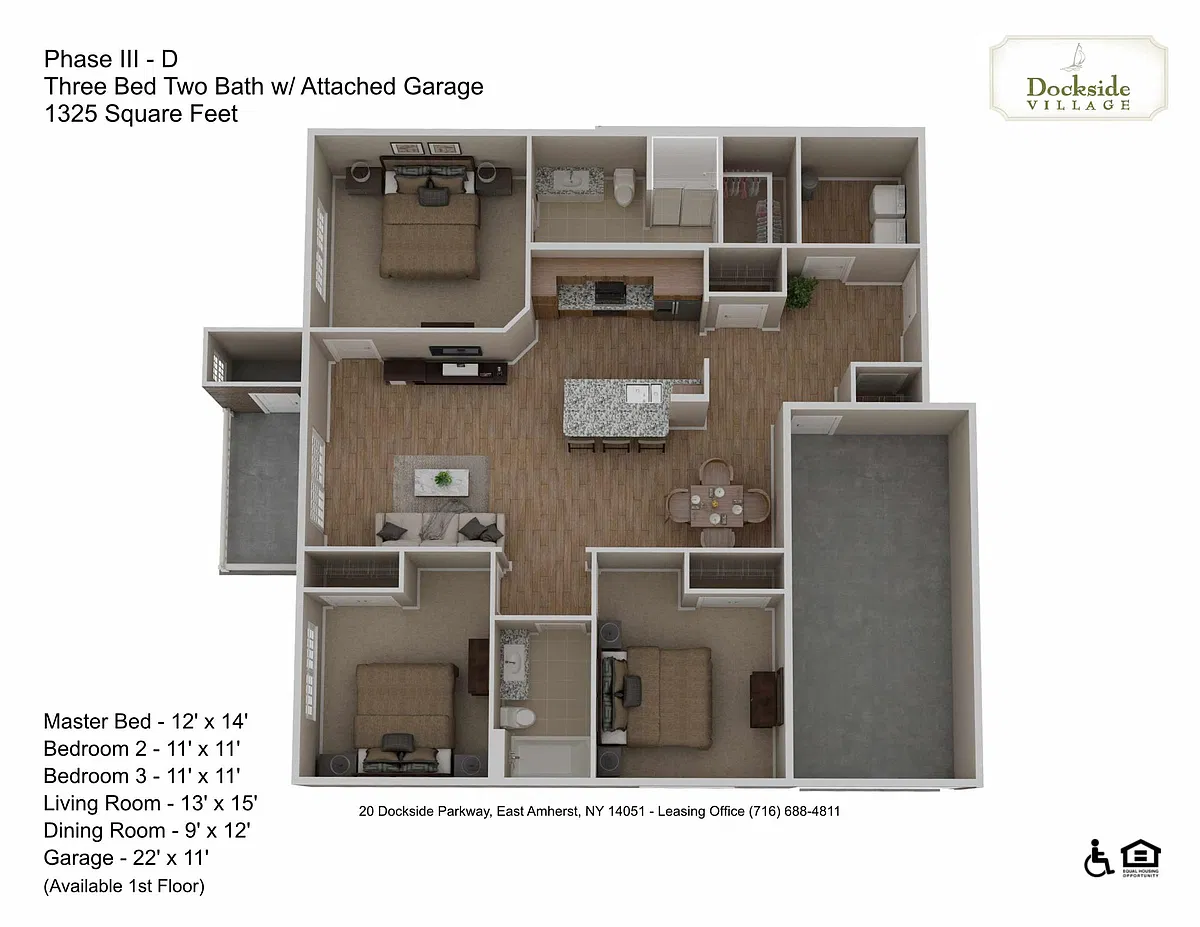 Floor plan Phase III - 3D
