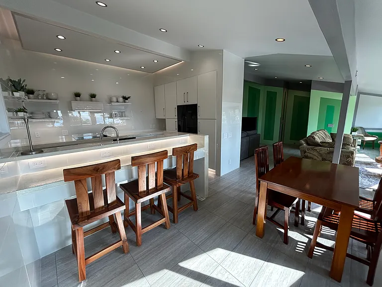 Dining area next to kitchen