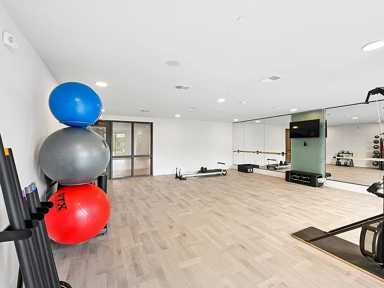 Yoga + Pilates Room with Reformer