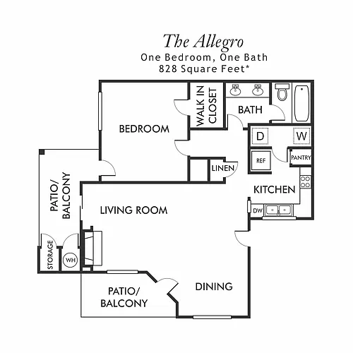 Floor plan The Allegro
