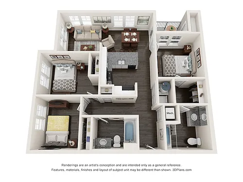 Floor plan C1