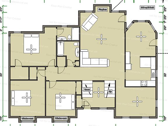 Approx main level floor plan