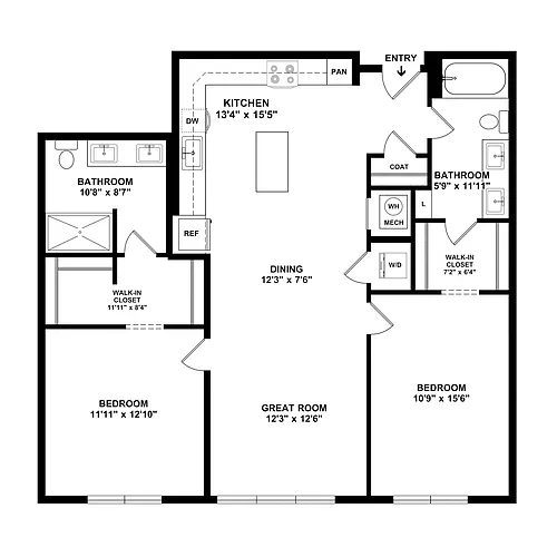 Floor plan B2