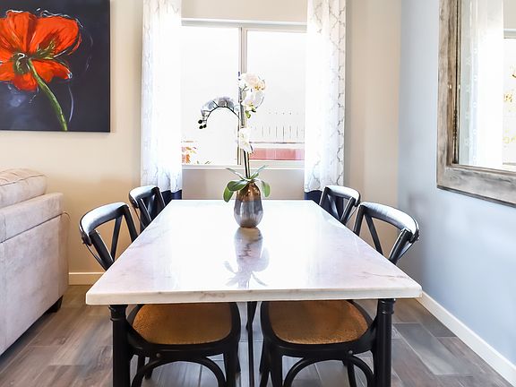 Cozy dining area