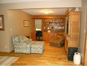 Reading nook in living room