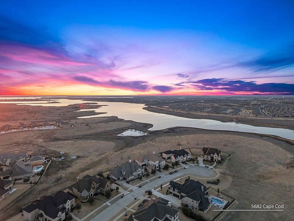 Arial shot Lake Lewisville