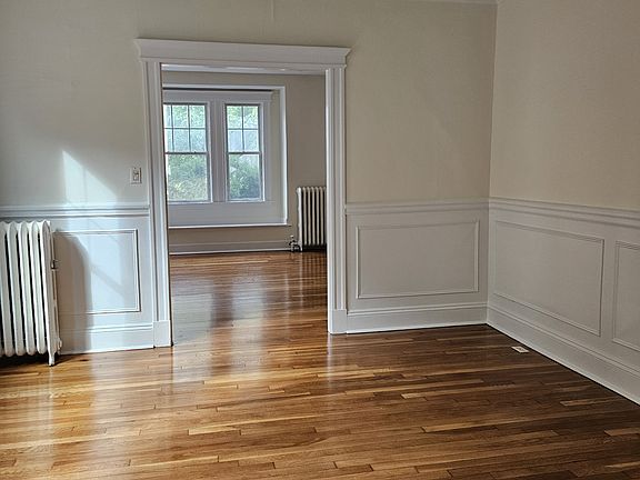 Dining room looking into living room