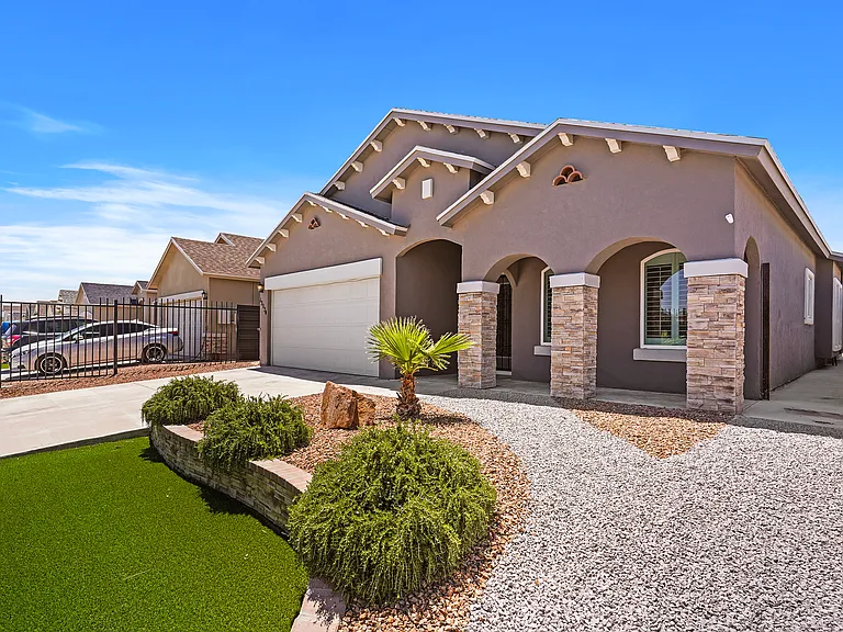 beautifully landscaped