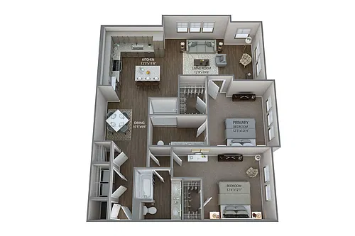 Floor plan B3