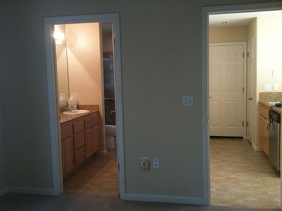 Bedroom attached to en suite bathroom  and kitchen.  