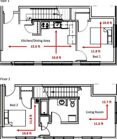 Apartment 225. The Linden's two-story townhouse apartment with city and Back Cove views!