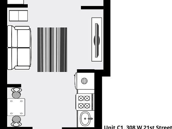 2nd image of 308 W 21st St APT C1