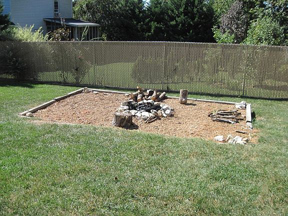 Back yard fire pit