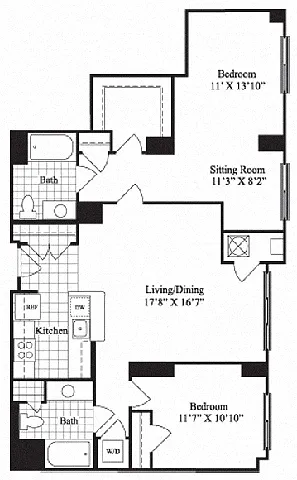 Floor plan The Dartmoor