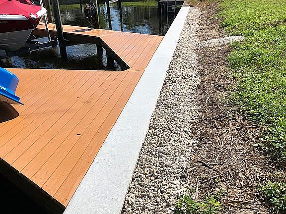 Excellent seawall