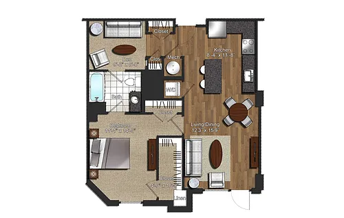 Floor plan The Pullitzer
