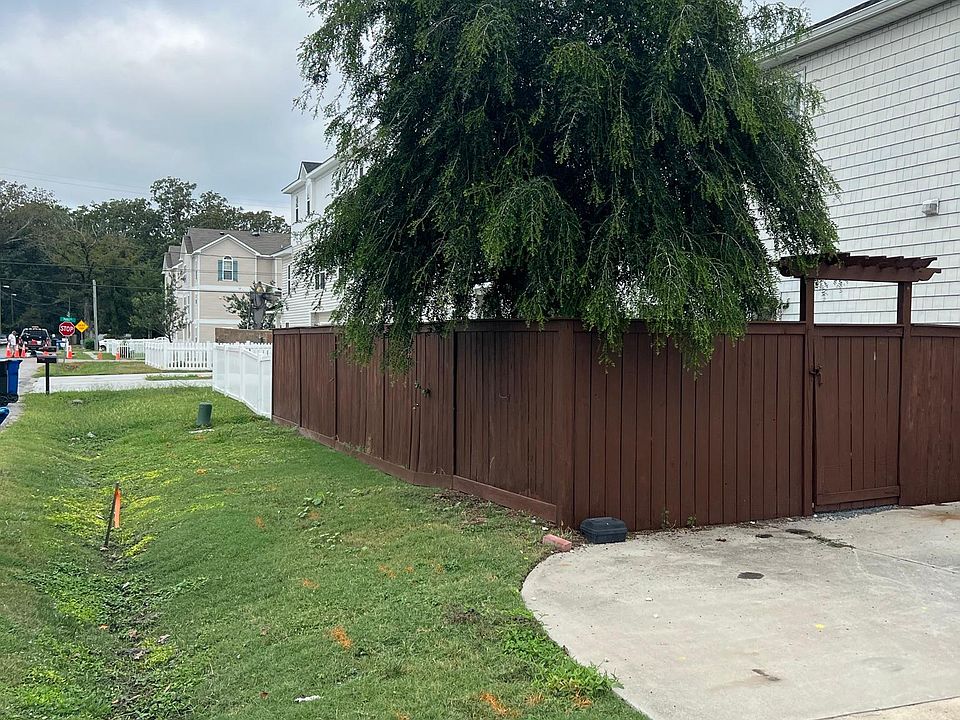 Side of townhouse