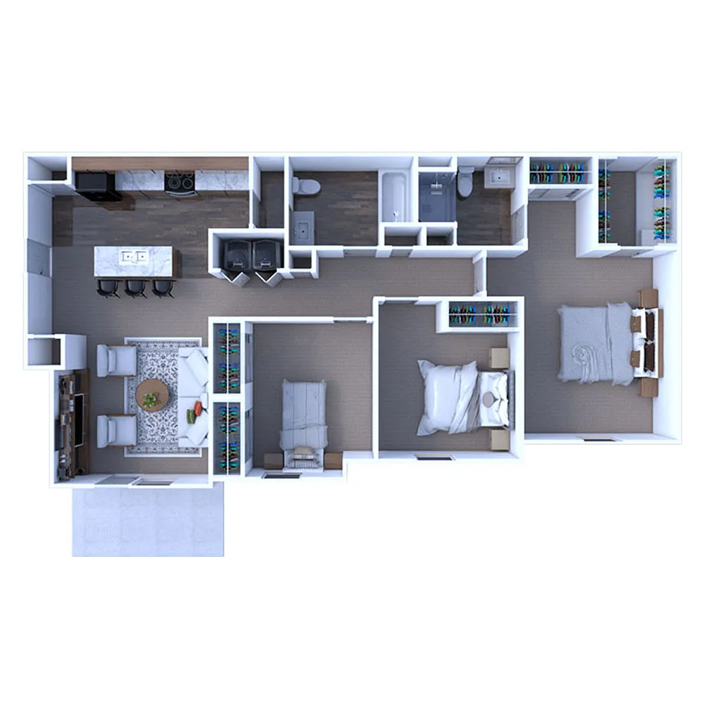 Floor plan Hickory