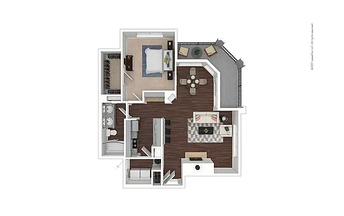 Floor plan Hilltop A6