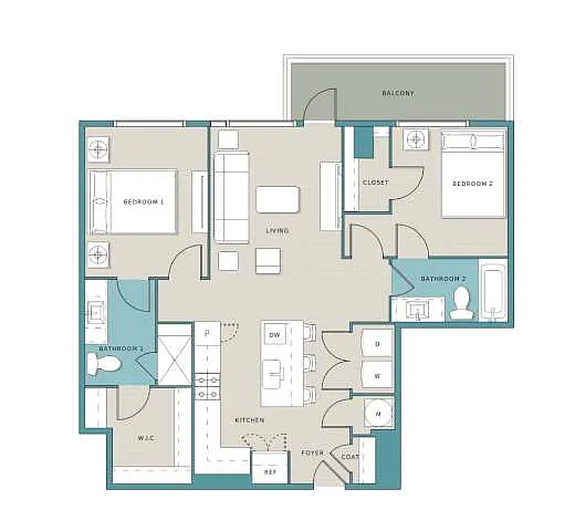 Floor plan B1