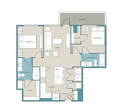 Floor plan B1