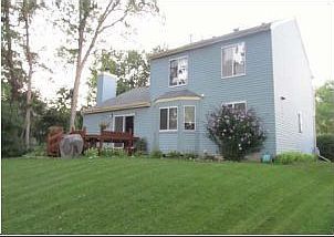 Rear of house