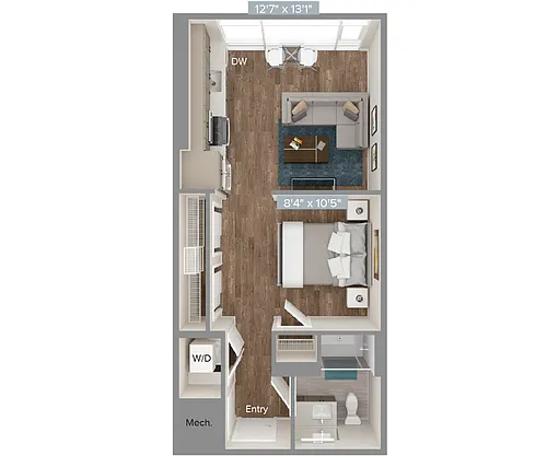 Floor plan S3-543sf-U