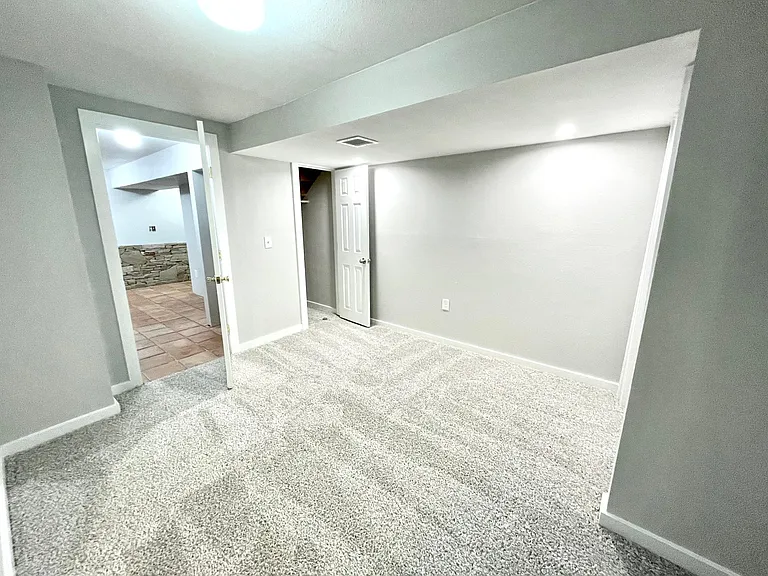New basement bedroom