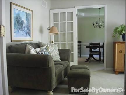 French doors allow for privacy. : Currently used for a music room. Perfect also for study or office.