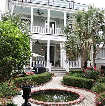 View of back with patio