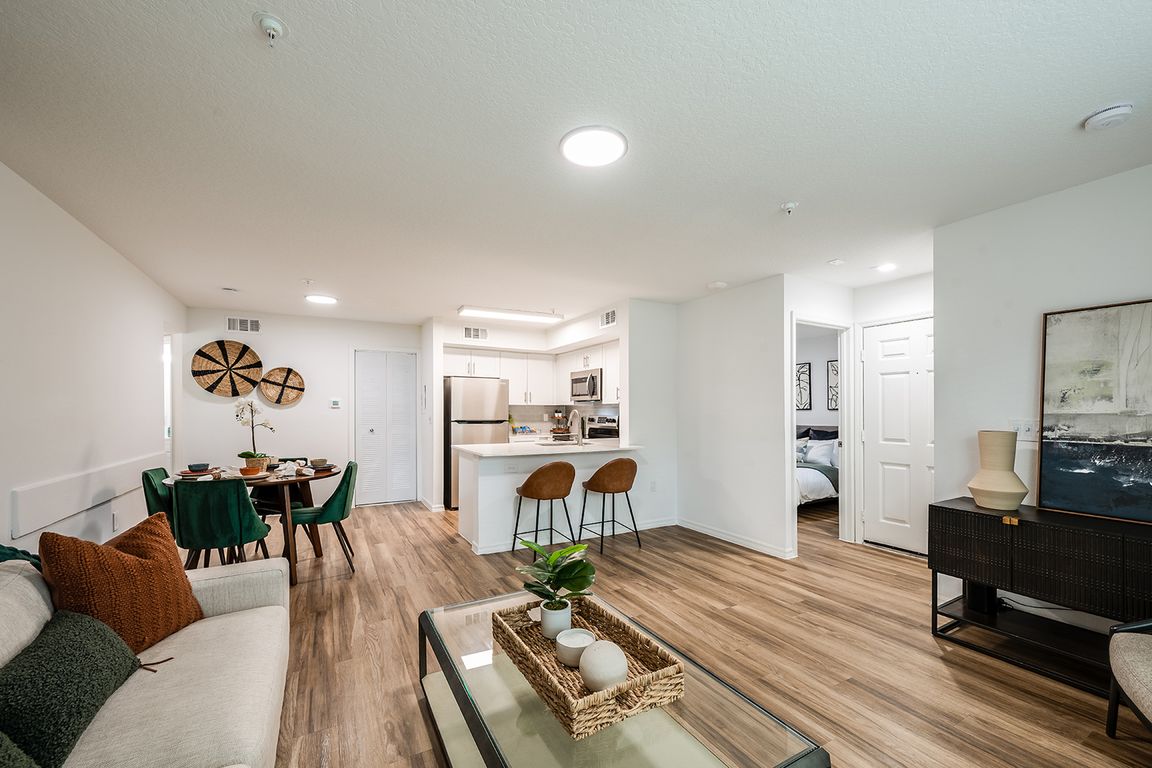 Open-concept living with modern finishes