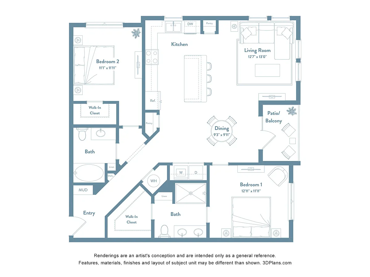 Floor plan B3