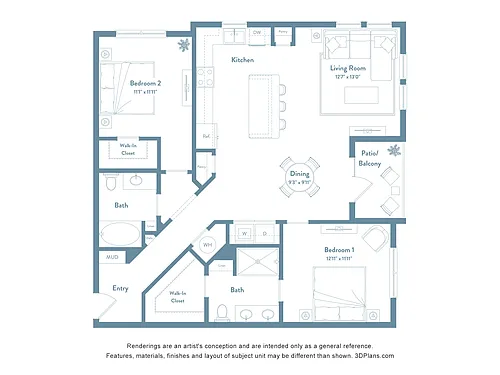 Floor plan B3