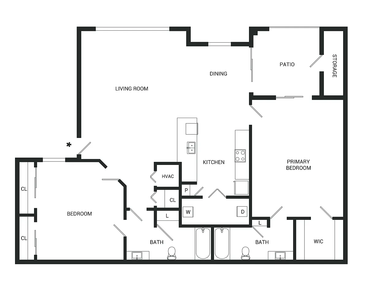 Floor plan B1
