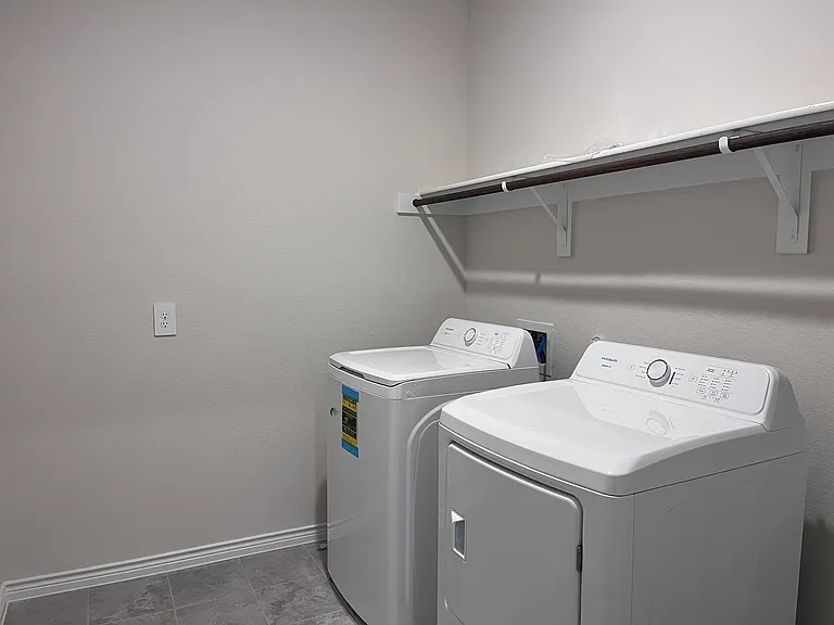Laundry Room with extra space