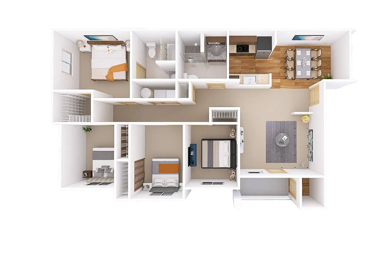 Floor plan Daffodil ADA