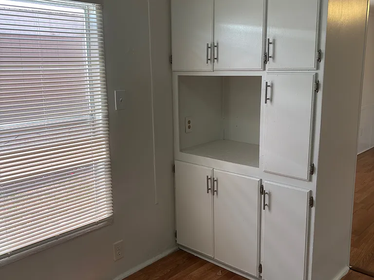 More cabinet space in the dining area