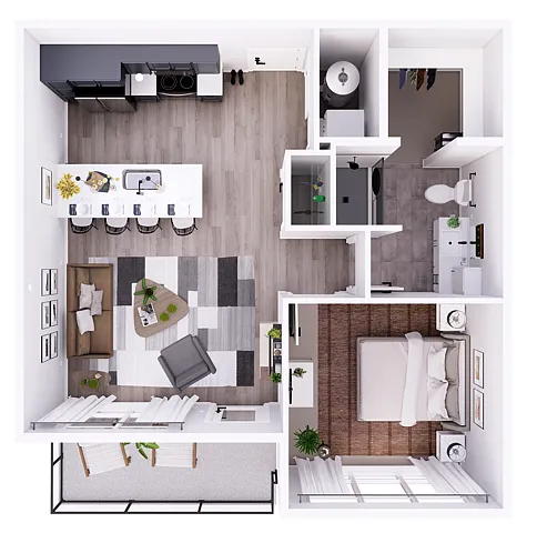 Floor plan Tillmore-1D