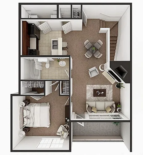 Floor plan Lancaster Up