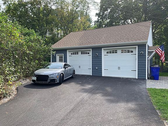 New garage w pavement