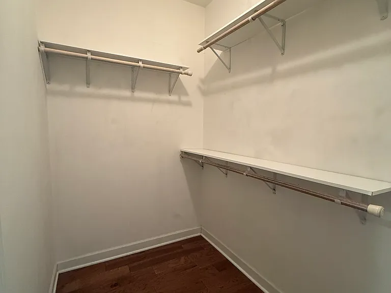 Deep closet with plenty of storage!