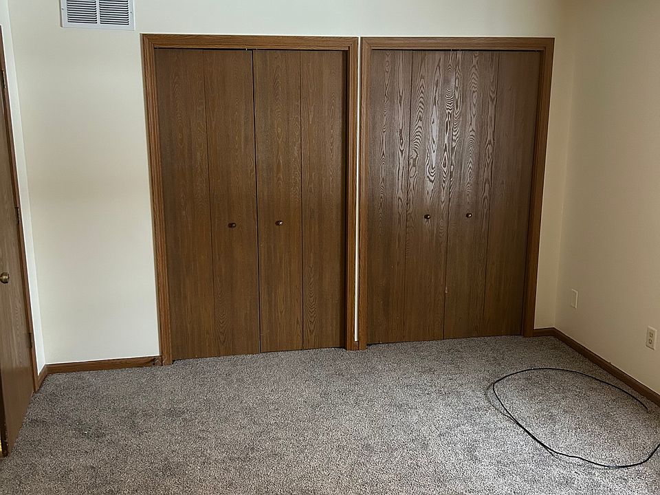 bedroom #1 with double closets