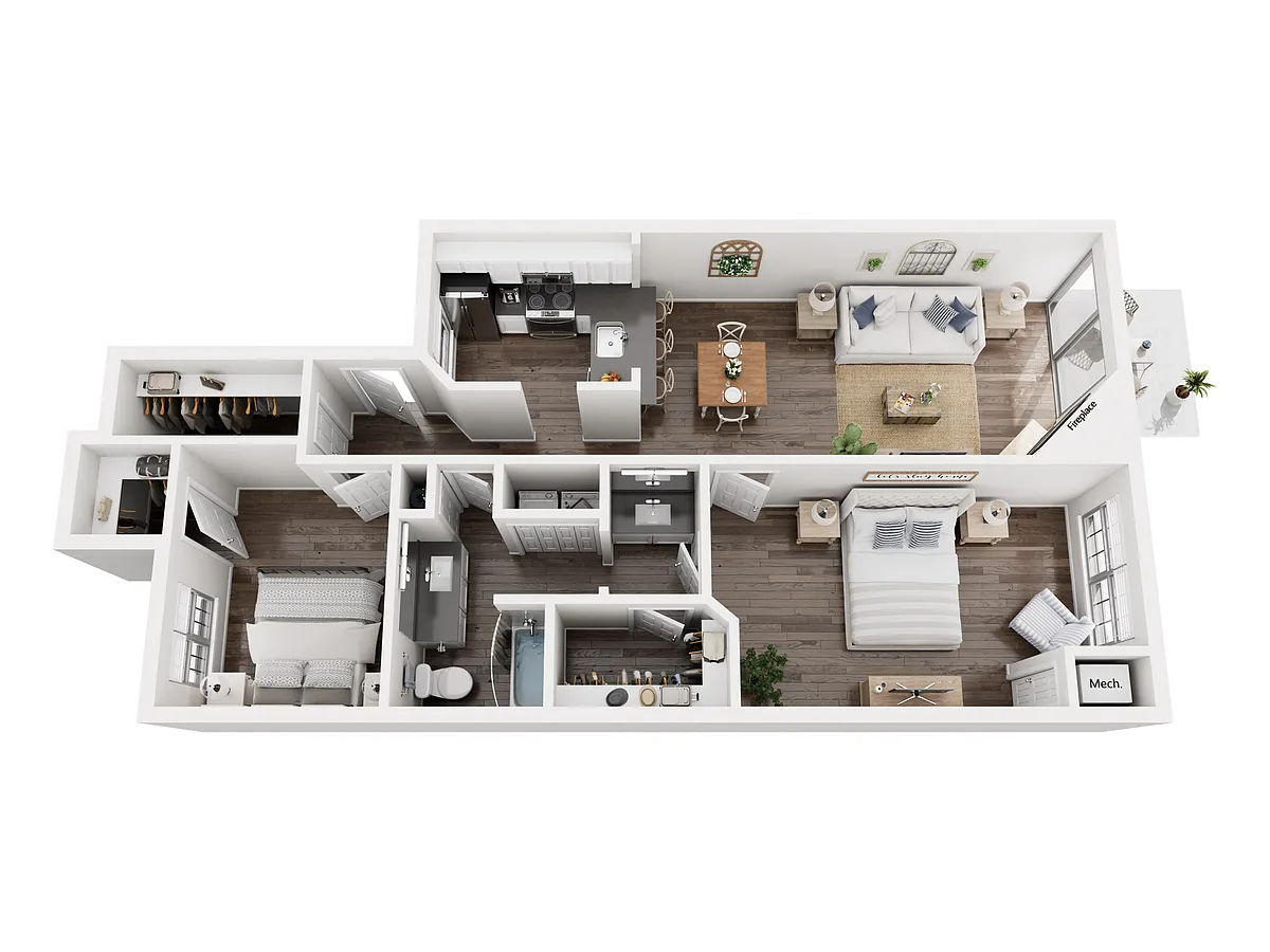 Floor plan Langley II Lower