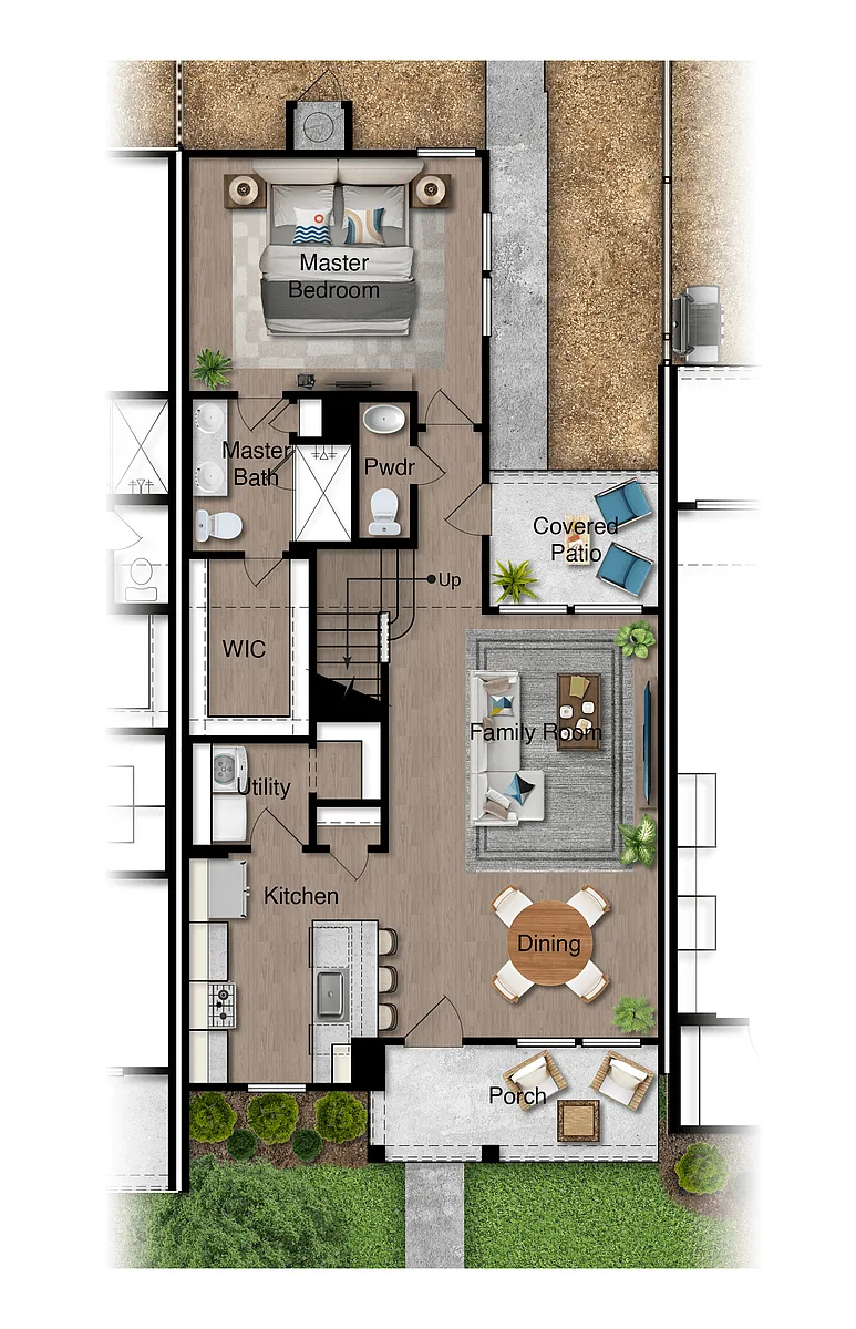 Floor plan C1 - Affordable