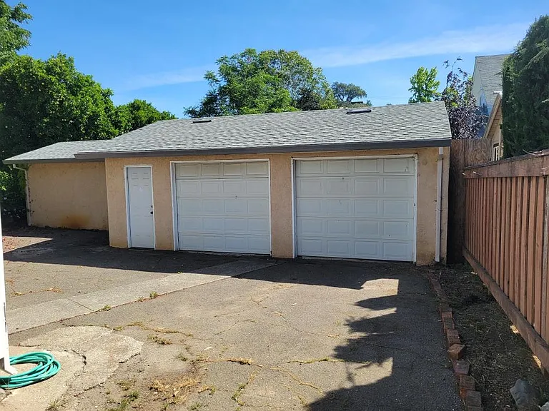 Two-Car Garage with automatic doors