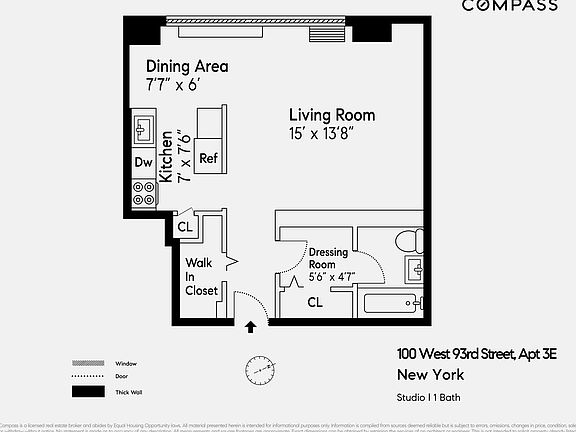 2nd image of 100 W 93rd St APT 3E