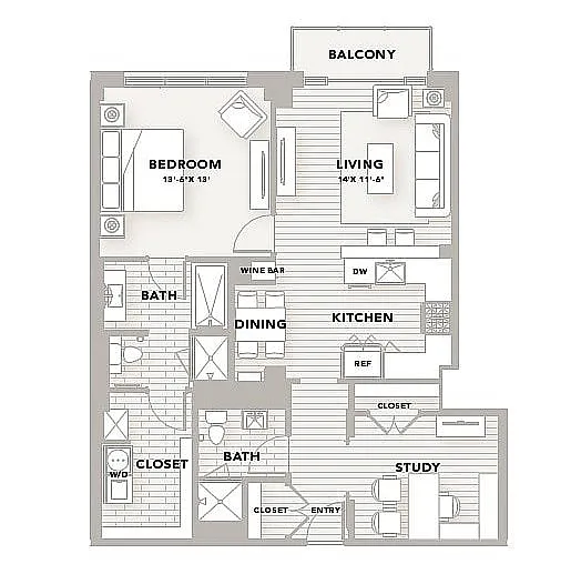 Floor plan A19